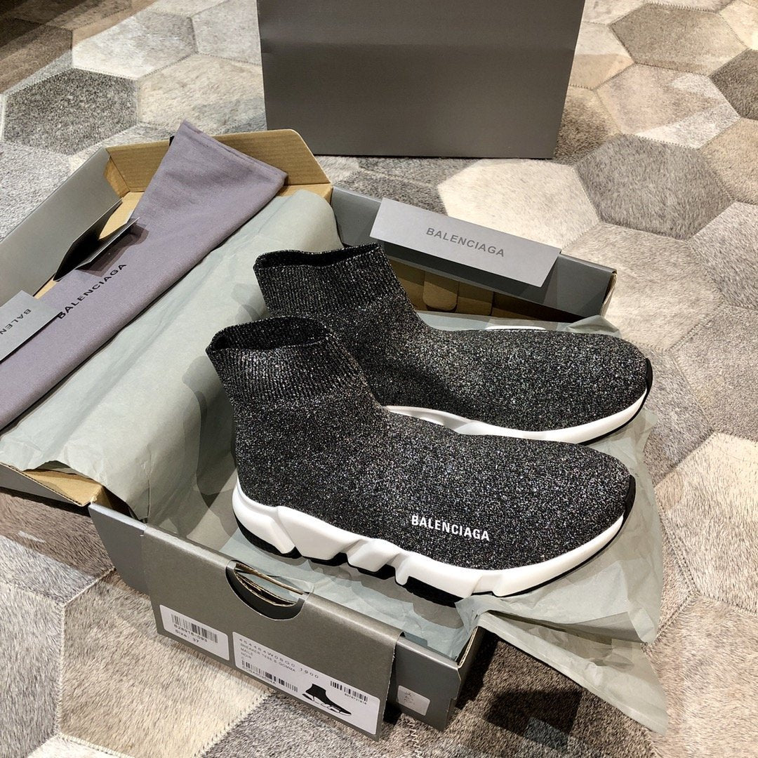 Balenciaga Men's And Women's 2021 NEW ARRIVALS Flyknit Sock Sneakers-22