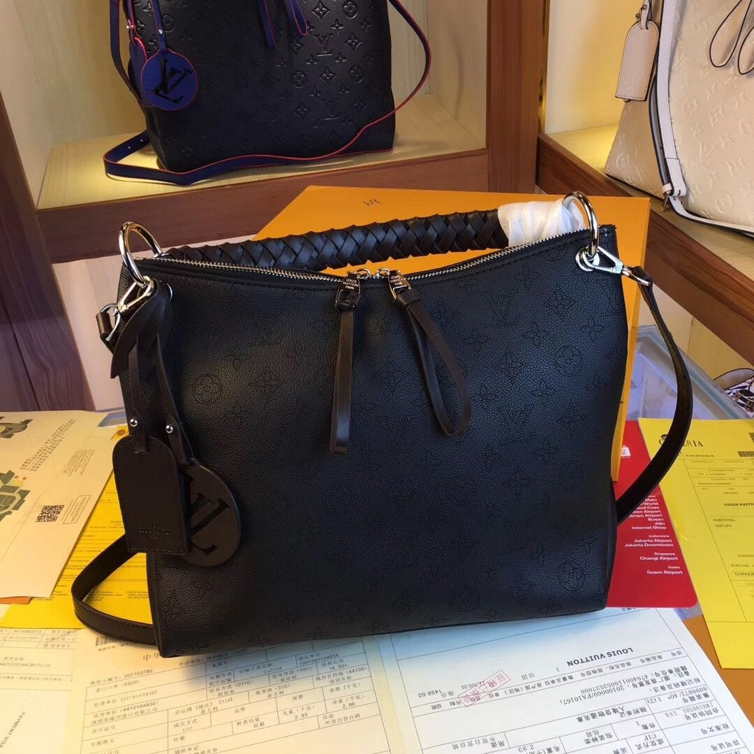 LV Louis Vuitton Tote Bags Women's Handbag Shopping Leather 
