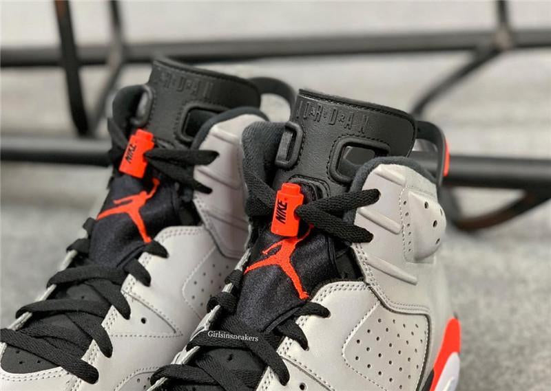 Air Jordan 6 3M Reflective Infrared Basketball Shoes from