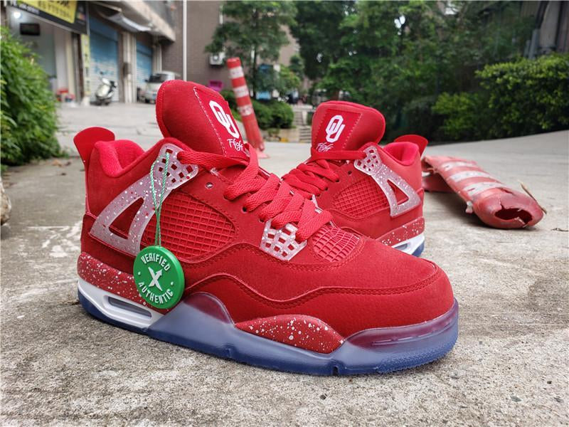 Air Jordan 4 Retro AJ4 CNY Red Men's Sneaker US7-13