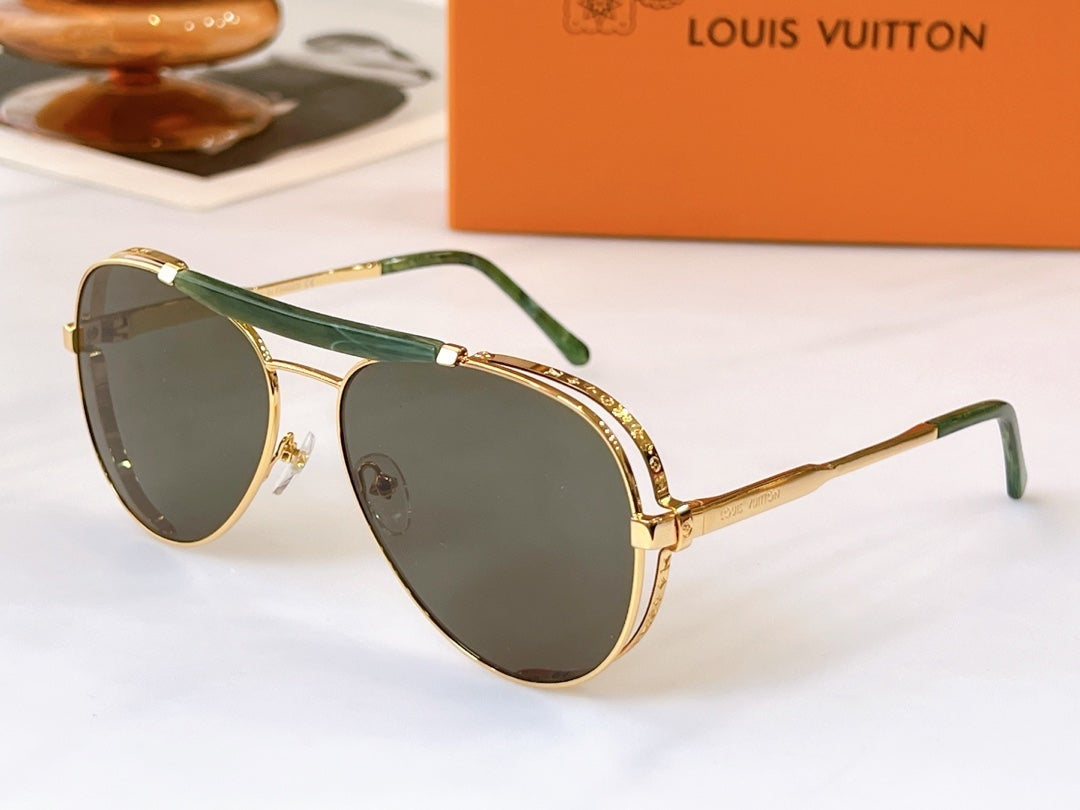 LV Louis Vuitton Women's Men's Fashion Summer Sun Shades