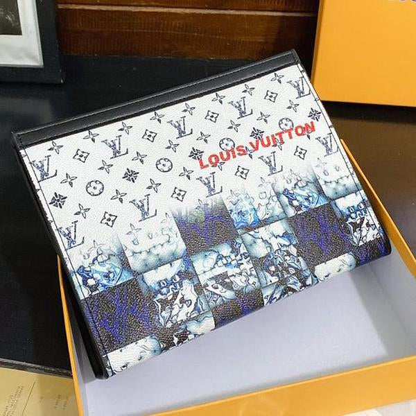 LV Louis Vuitton new pattern letter printing ladies cosmetic bag