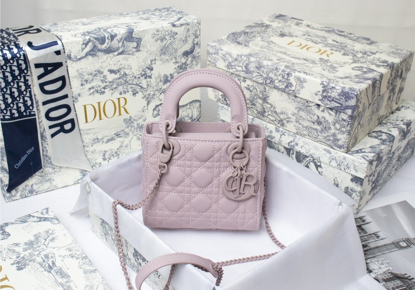 Dior Women Leather Shoulder Bag Satchel Tote Bag Handbag Shoppin