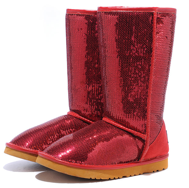 UGG Women Fashion Wool Snow Boots Calfskin Shoes-12