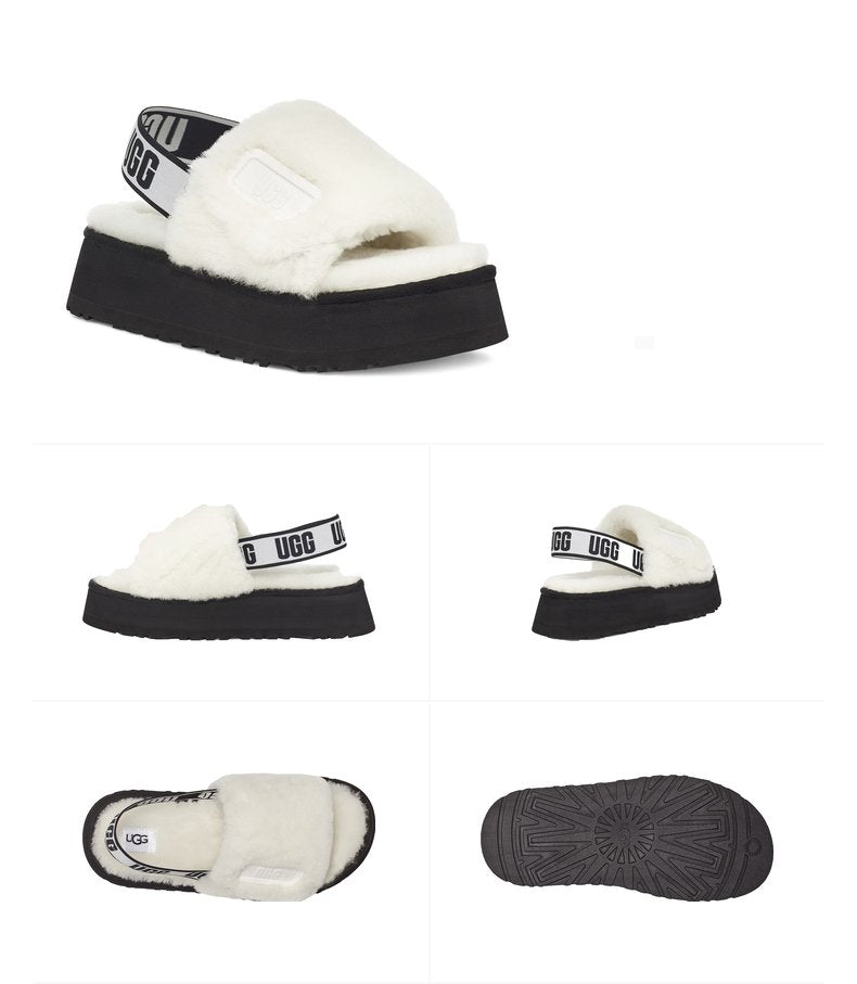 UGG fashion hot sale, plush platform slippers and plush slippers