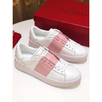 VALENTINO Classic little white shoes-13