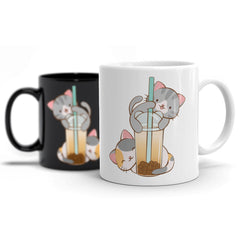 Kawaii Pastel Goth Cat on Skull Pansexual Pride Aesthetic Mug – Irene Koh  Studio