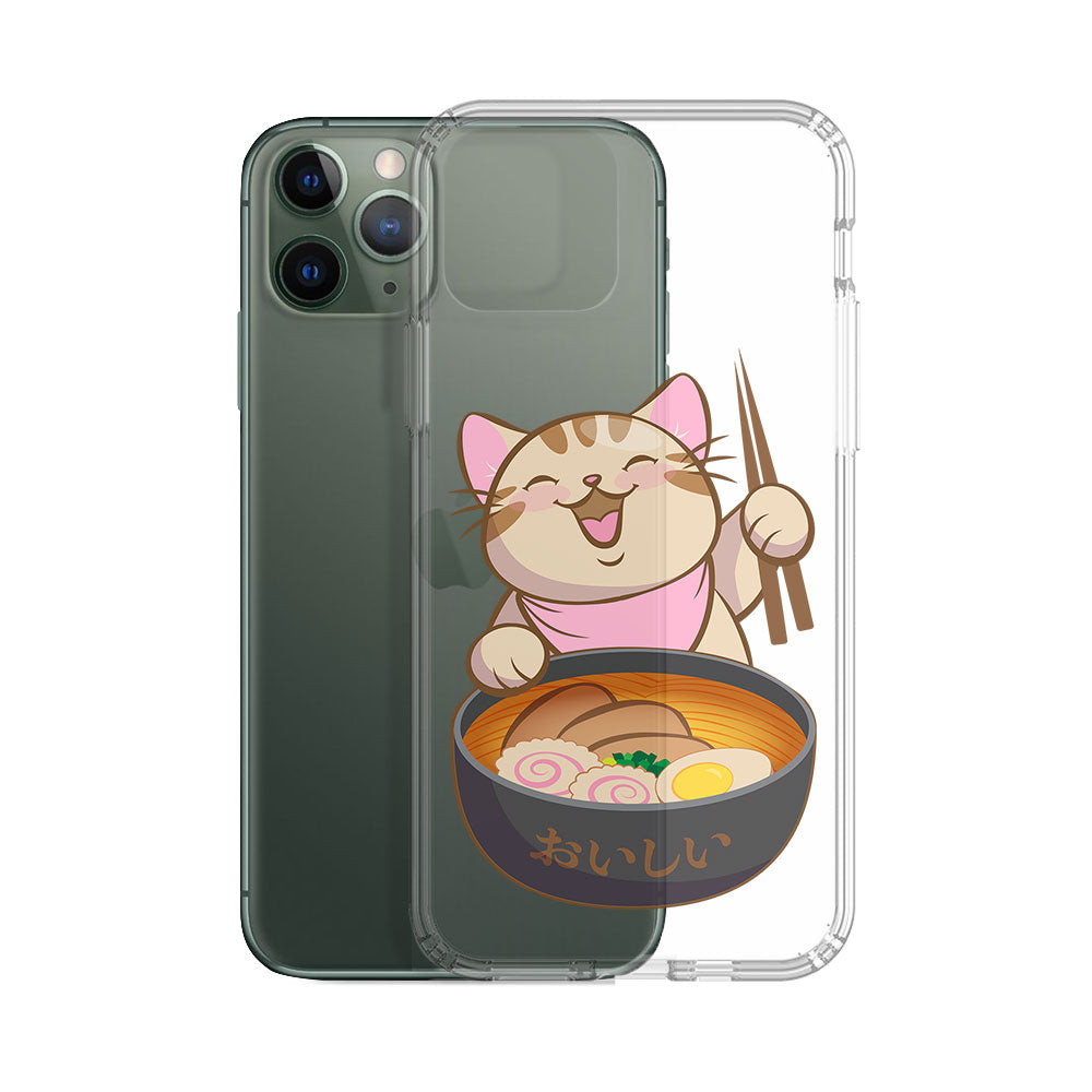 Kawaii Ramen Cat Phone Case Iphone Samsung Galaxy Google Pixel Irene Koh Studio