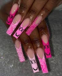 Pink nails