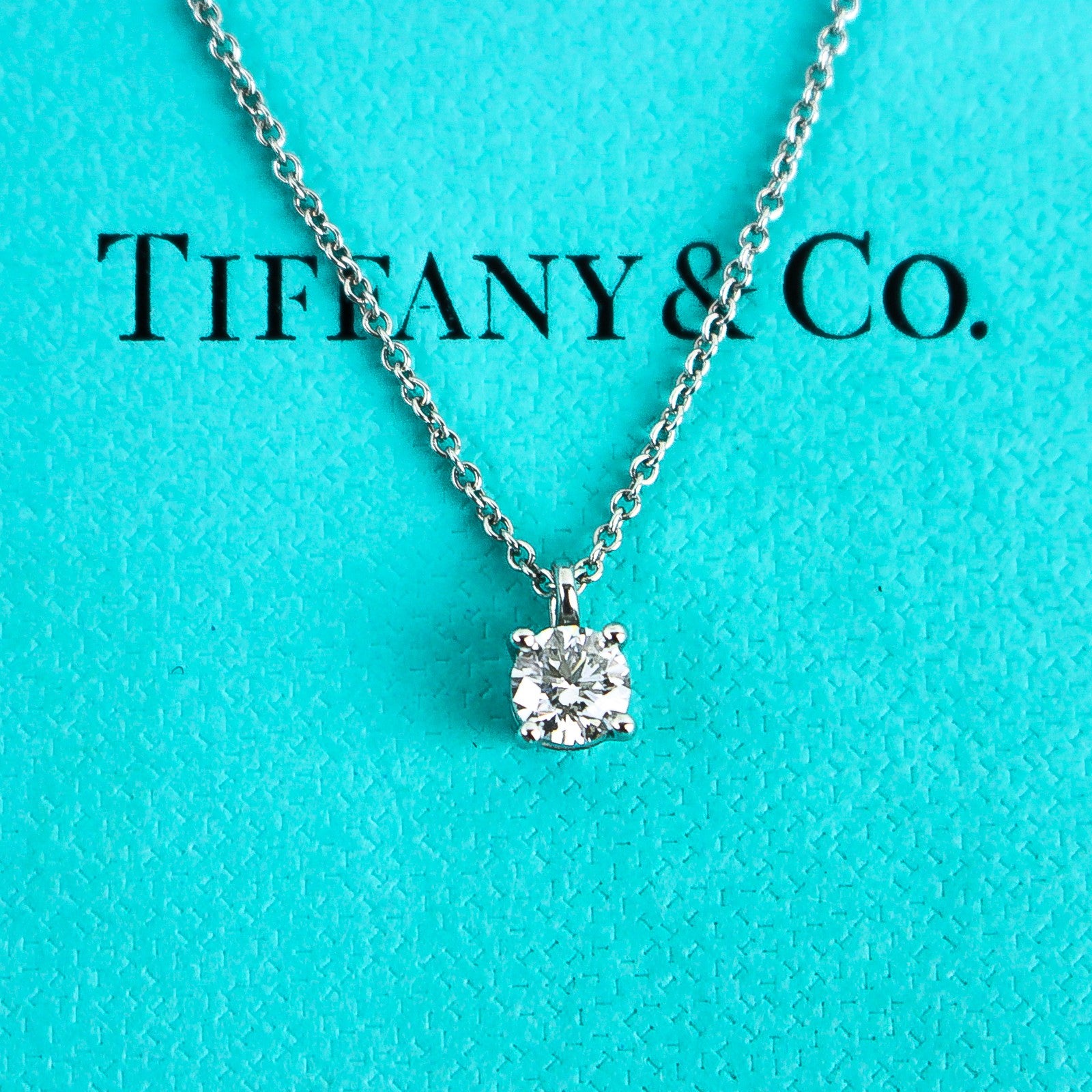 tiffany solitaire necklace