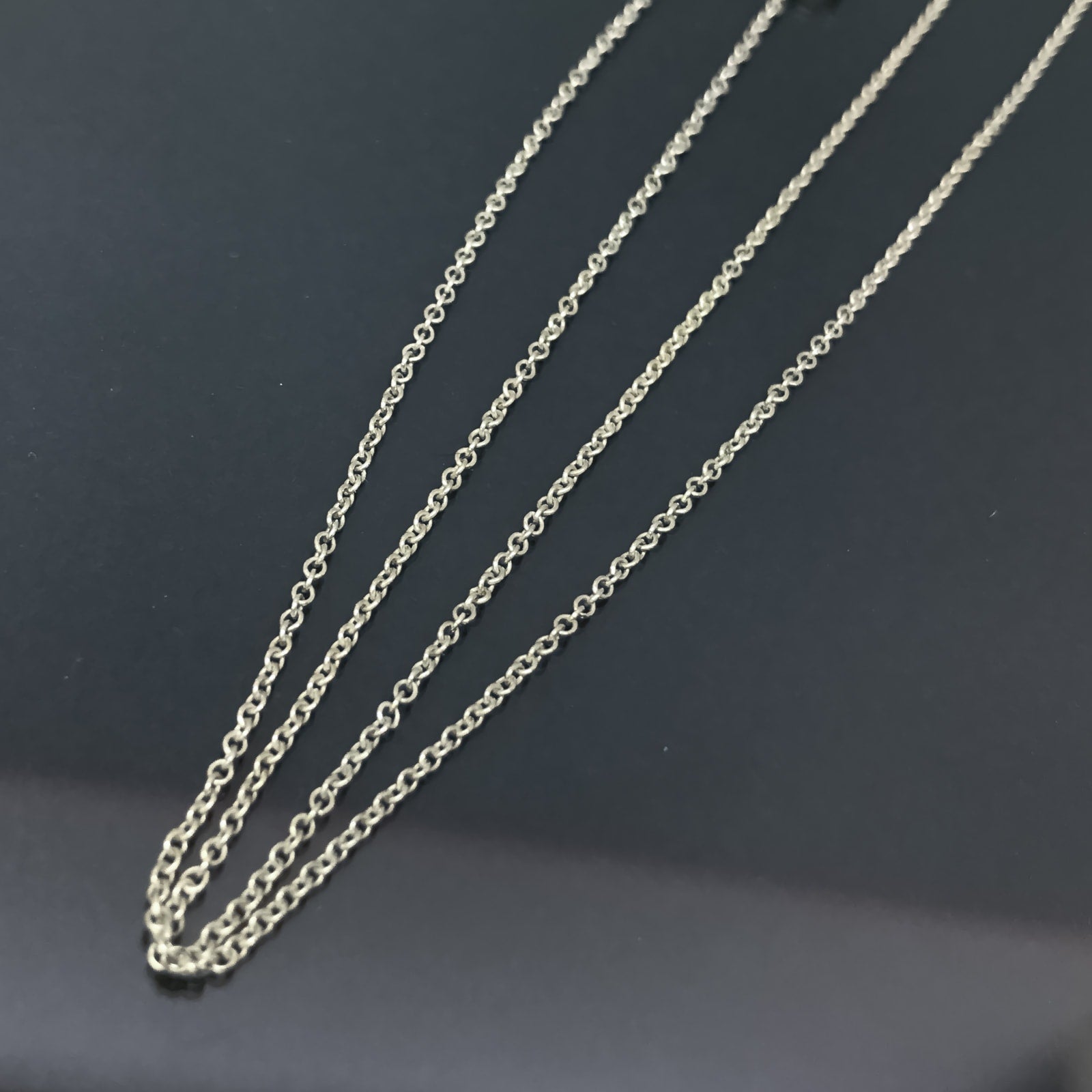 tiffany double loop necklace