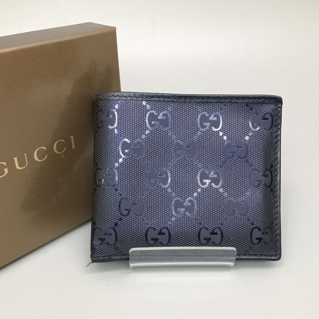 gucci wallet navy