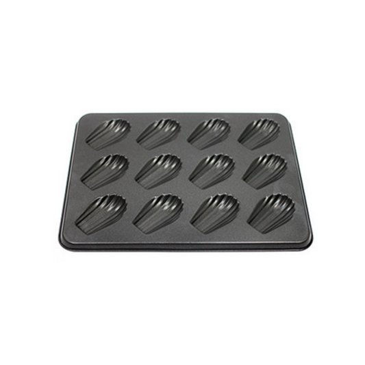 Nonstick 12 Cavities Teflon Coated Madeleine Pan Mould