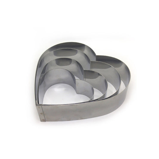 Heart Shape Mousse Ring Mold