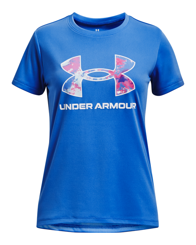 Picture of Girls' UA Tech™ Print Fill Big Logo Short Sleeve