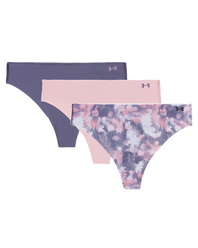 Picture of Women's UA Pure Stretch 3-Pack Printed No Show Thong