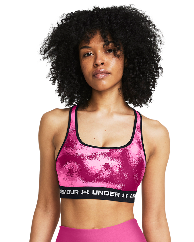 Picture of Women's Armour® Mid Crossback Printed Sports Bra