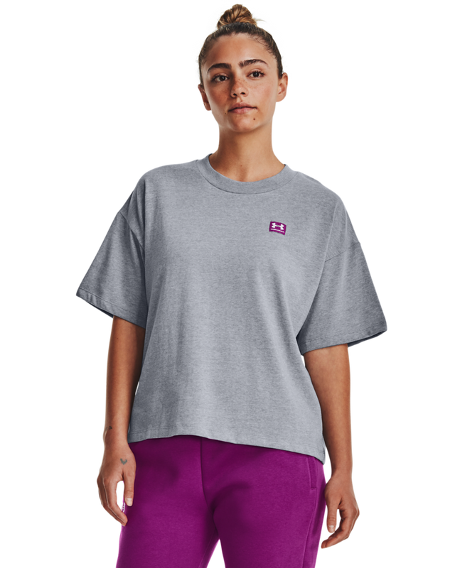 Picture of Women's UA Logo LC Oversized Heavyweight Short Sleeve