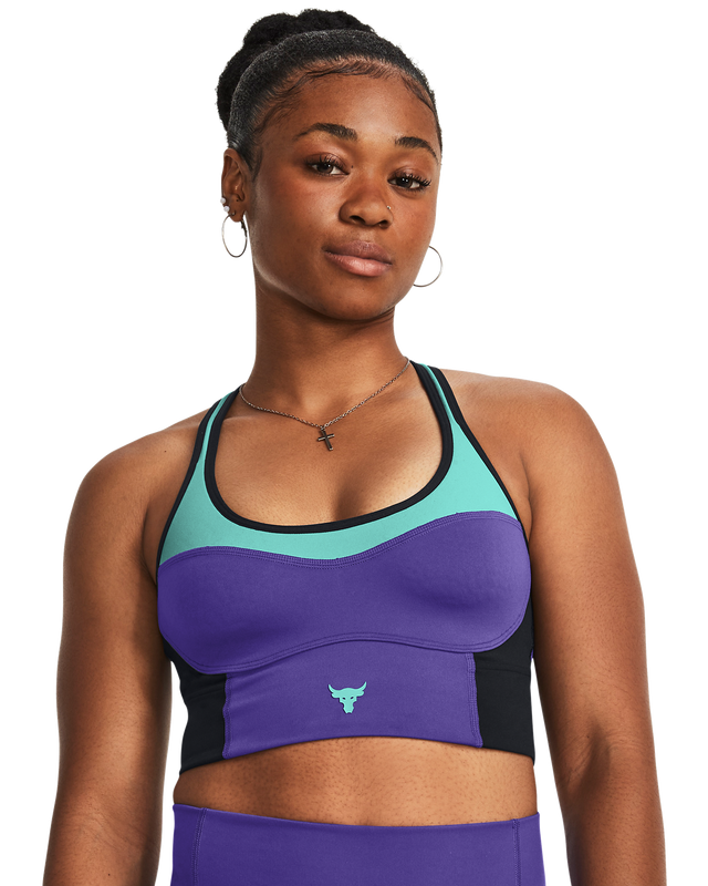 Women's Project Rock Infinity Mid Longline Lets Go Bra