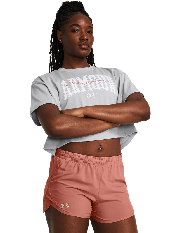 Picture of Women's UA Heavyweight Scripted Wordmark Crop Short Sleeve