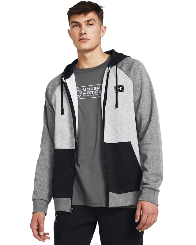 Picture of Men's UA Rival Fleece Colorblock Full-Zip