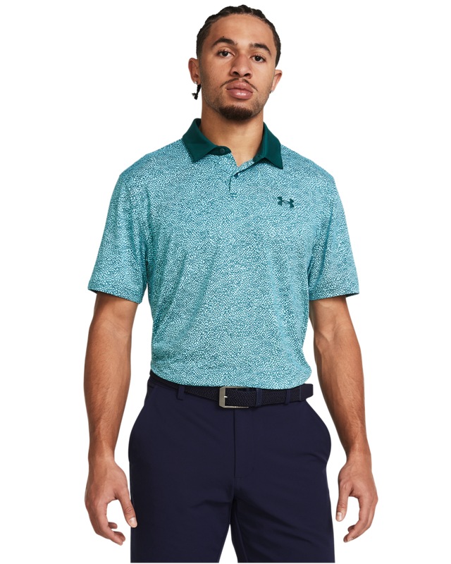 Picture of Men's UA Tee To Green Printed Polo