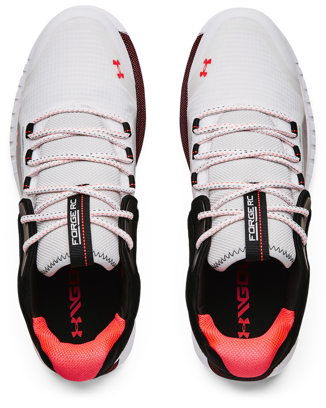 Under Armour Men's HOVR Forge RC Spikeless Golf Shoes -White/Black