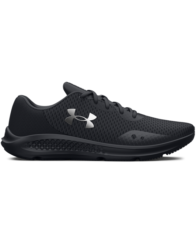 Under Armour Pursuit 3 Women's Running Shoe in Black, White 3024889-001