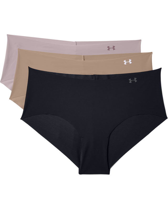 Under Armour Women's Pure Stretch Hipster 3-Pack, (249) Beige/Beige/White,  Medium : : Clothing, Shoes & Accessories