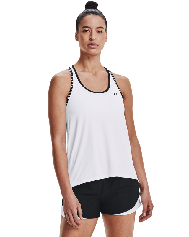 Canotta Under Armour bianca da donna Knockout Tank 13515960