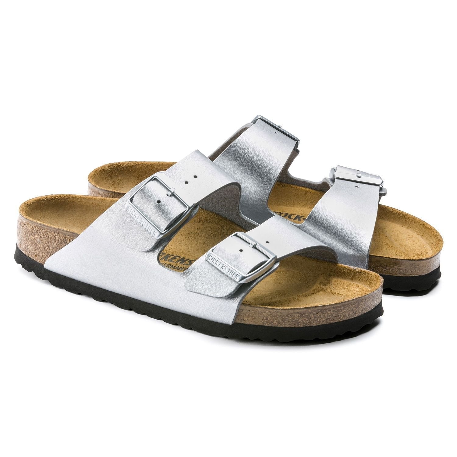 Birkenstock Girls' Arizona Birko-Flor Metallic Sandals (Youth) | Dillard's