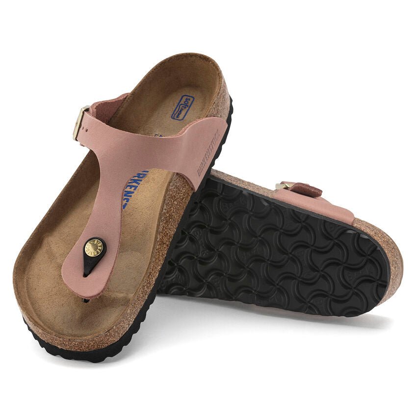 Birkenstock Gizeh Soft Footbed - Metallic Leather