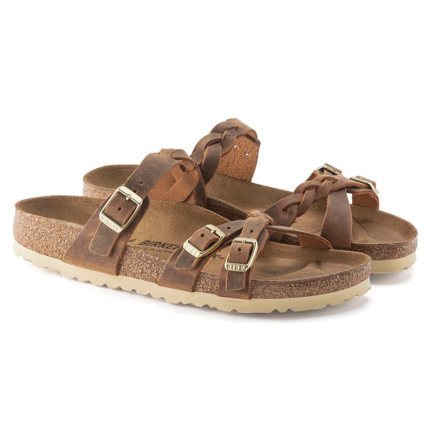 Birkenstock with deals braided ankle strap