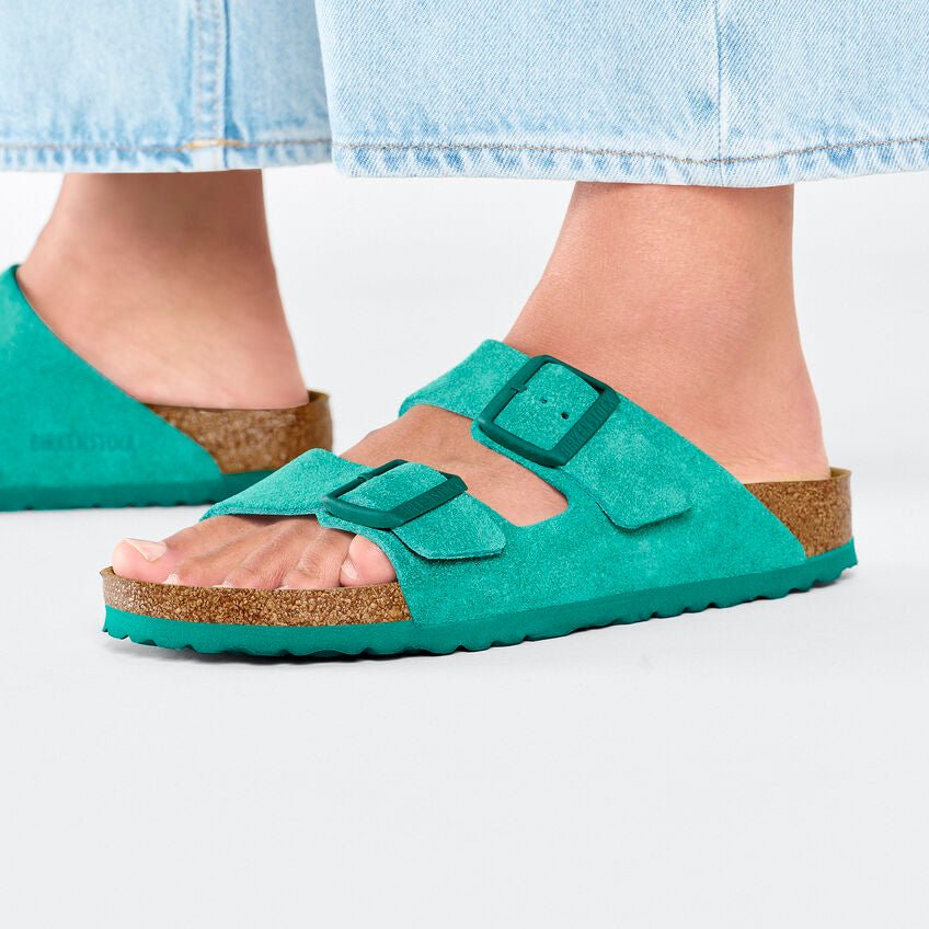 Birkenstock sales suede leather