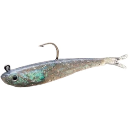 Tsunami Holographic Swim Shad Soft Bait - Opaque Chartreuse