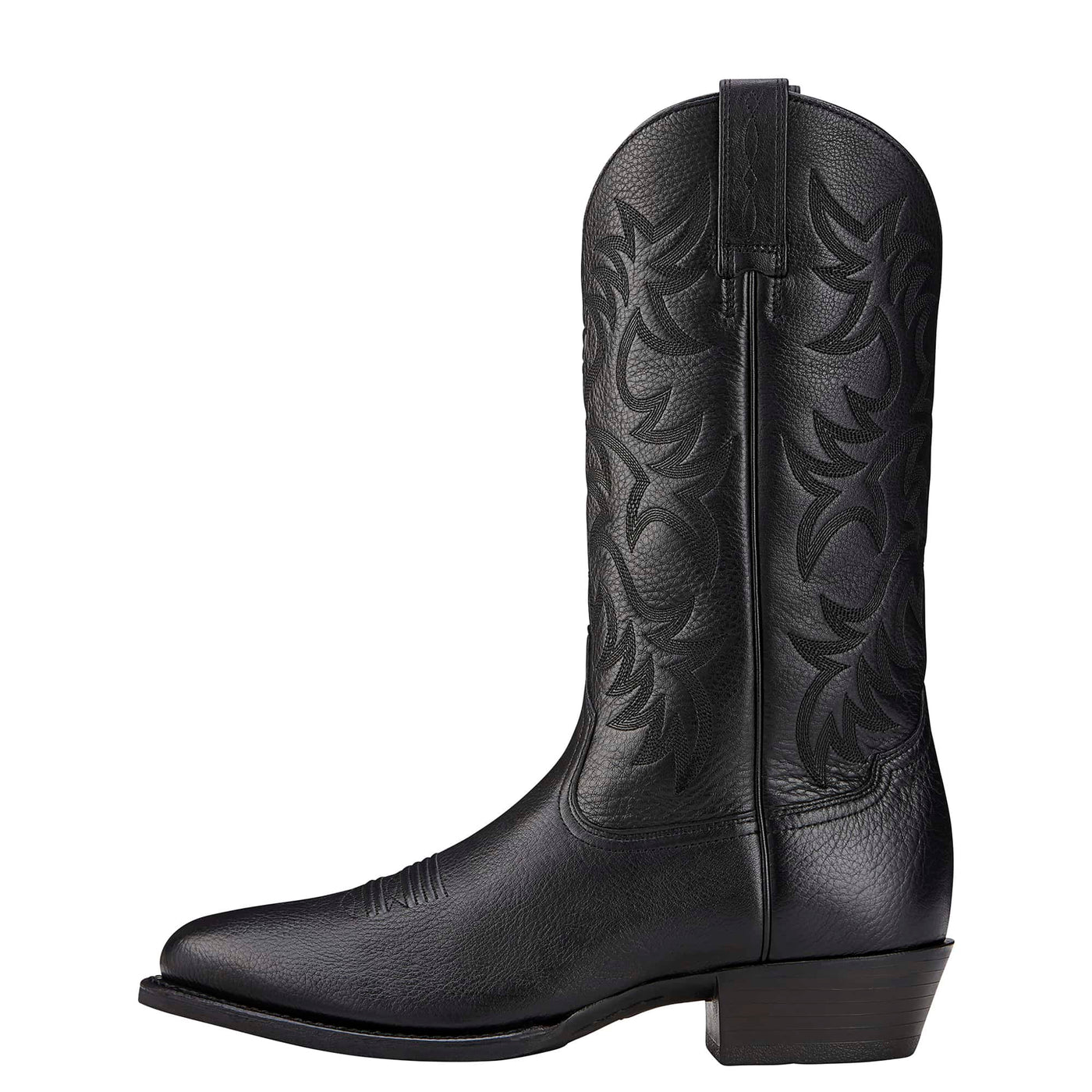 Ariat Boots | Men's Heritage Western R Toe Black Deertan