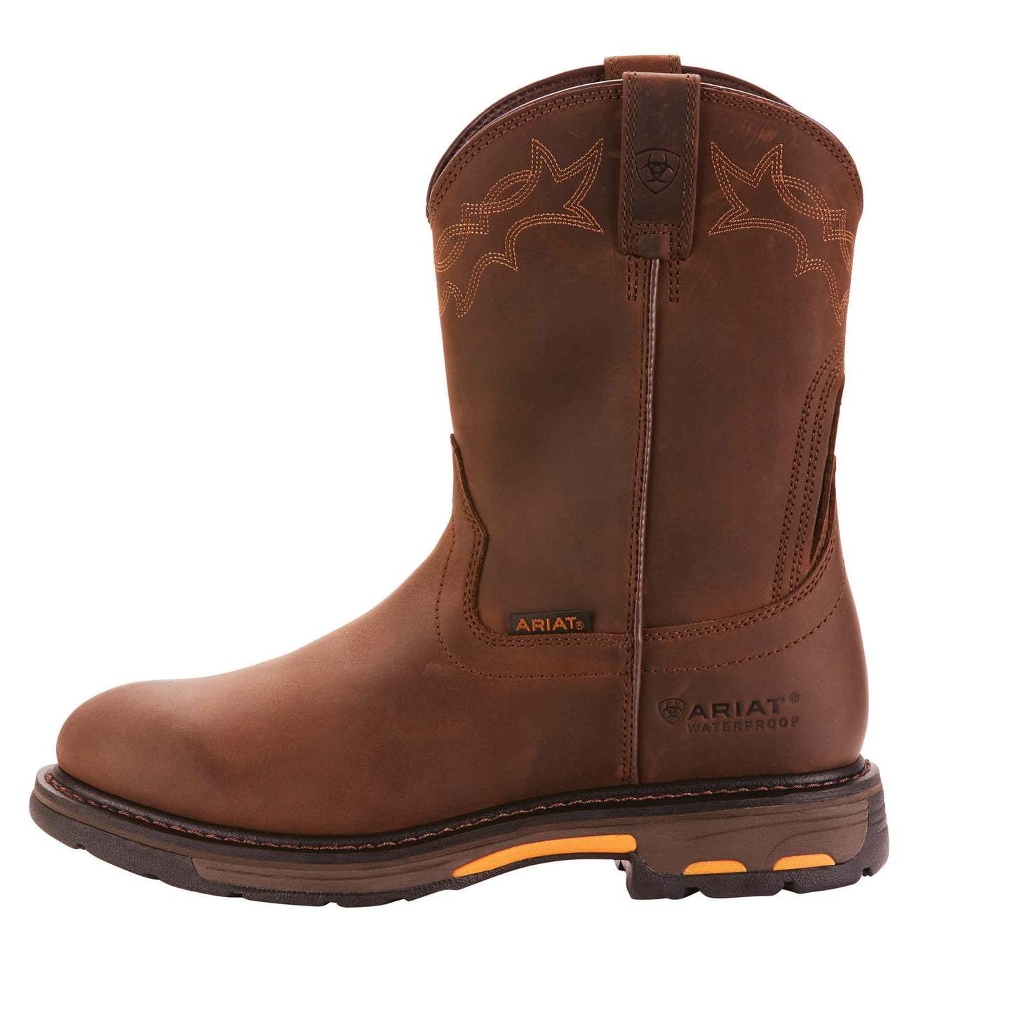 Ariat | Men's WorkHog® Pull-On H2O Oily Distressed Brown – Outback ...