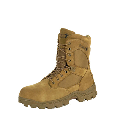 rocky steel toe boots coyote brown