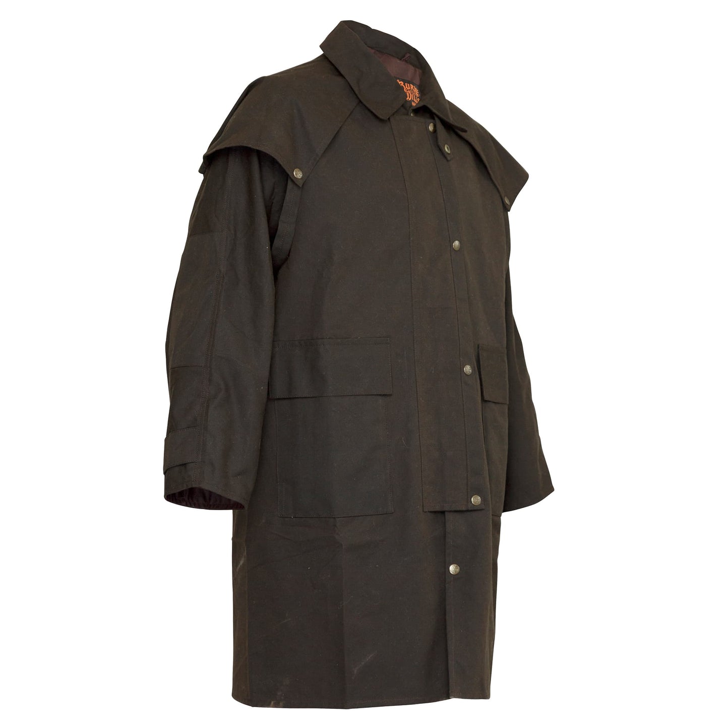 Burke & Wills Men's Balranald 3 Quarter Length Coat Brown – Outback ...