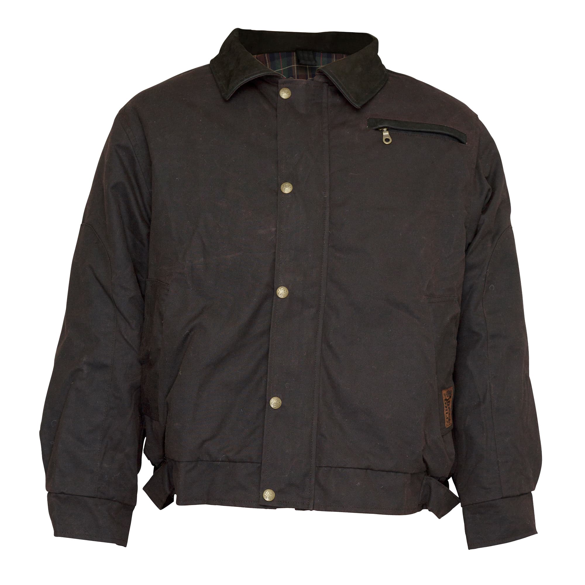 Burke & Wills Men's Swan Hill Bomber Jacket Brown – Outback Traders ...