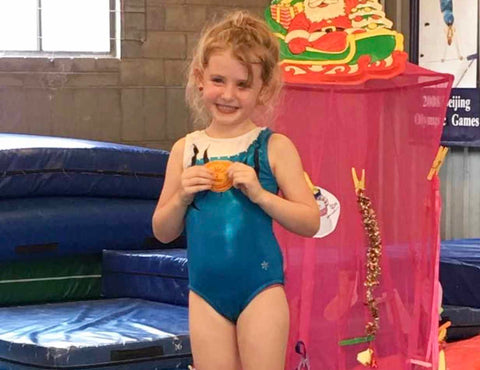 emily at gymnastics class