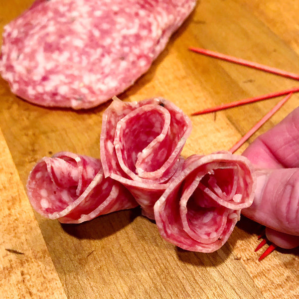genoa salami rosette DIY