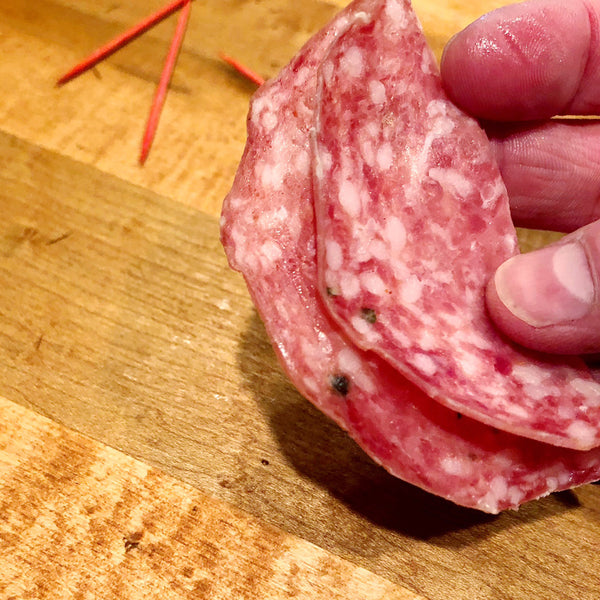 genoa salami rosettes DIY