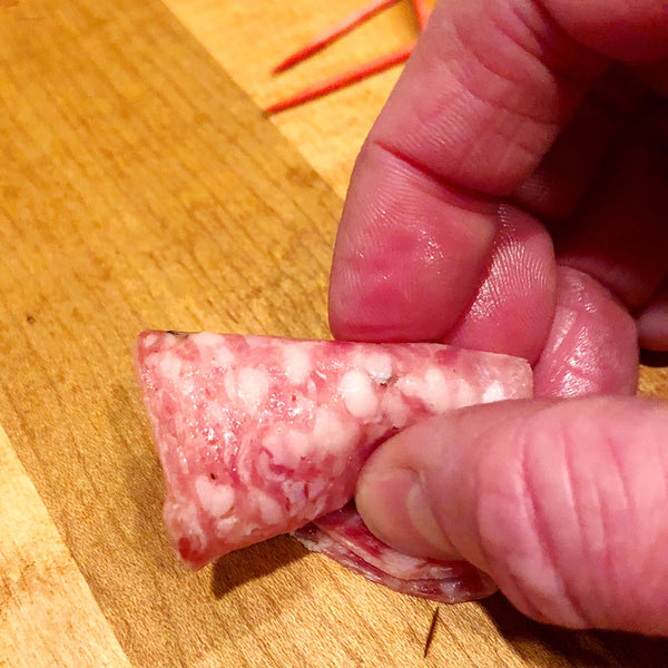 genoa salami rosettes DIY