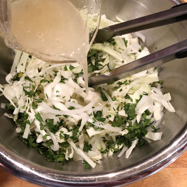 cabbage & cilantro slaw on barquegifts.com