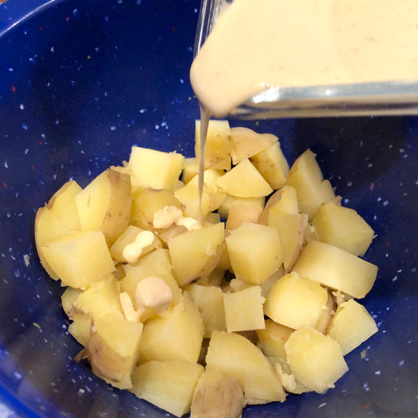 warm potato salad on barquegifts.com