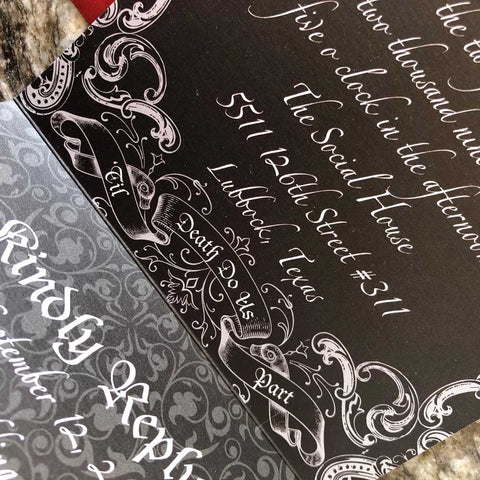 custom wedding invitations on barquegifts.com