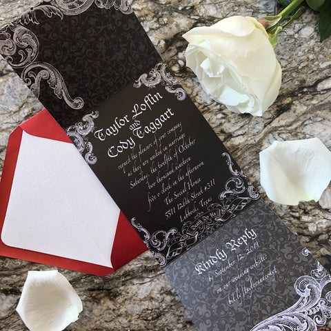 custom wedding invitations on barquegifts.com