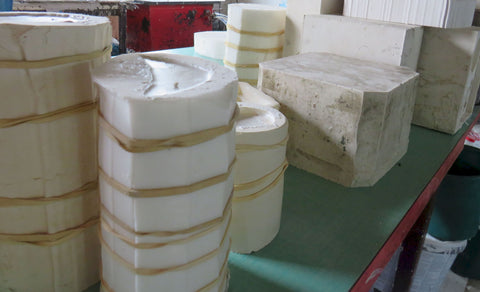 Moulds in silicone