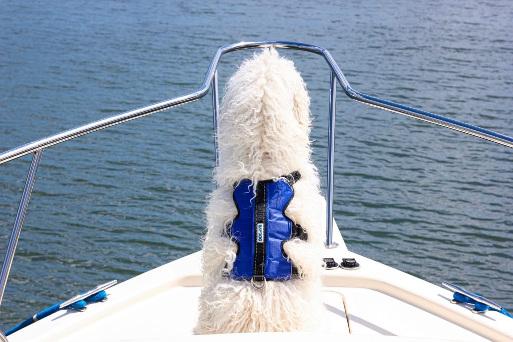 Golden Retriever Sailor Boat Captain Golden Retriever Dog Long Sleeve  T-Shirt